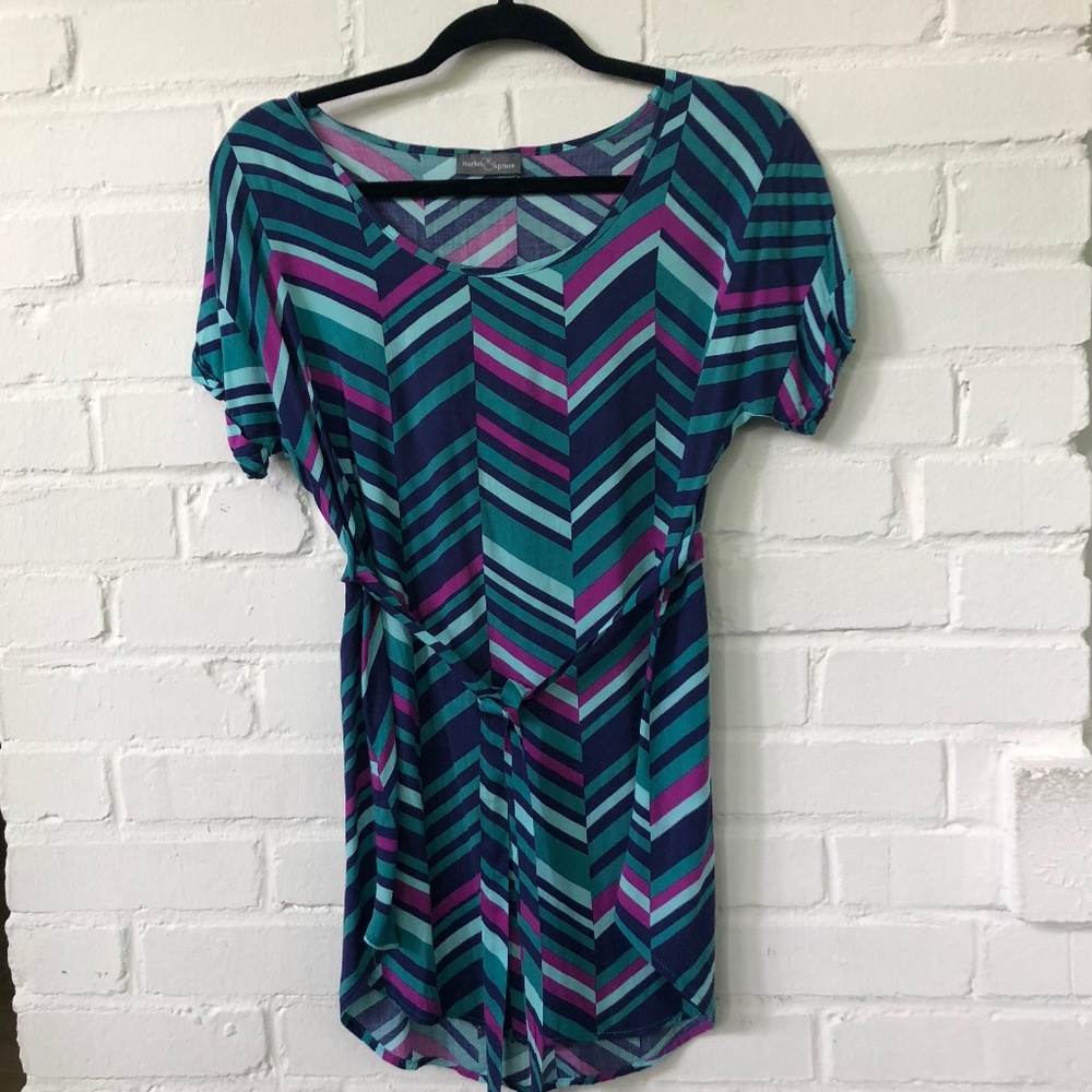 Stitch Fix Market and Spruce chevron pattern top